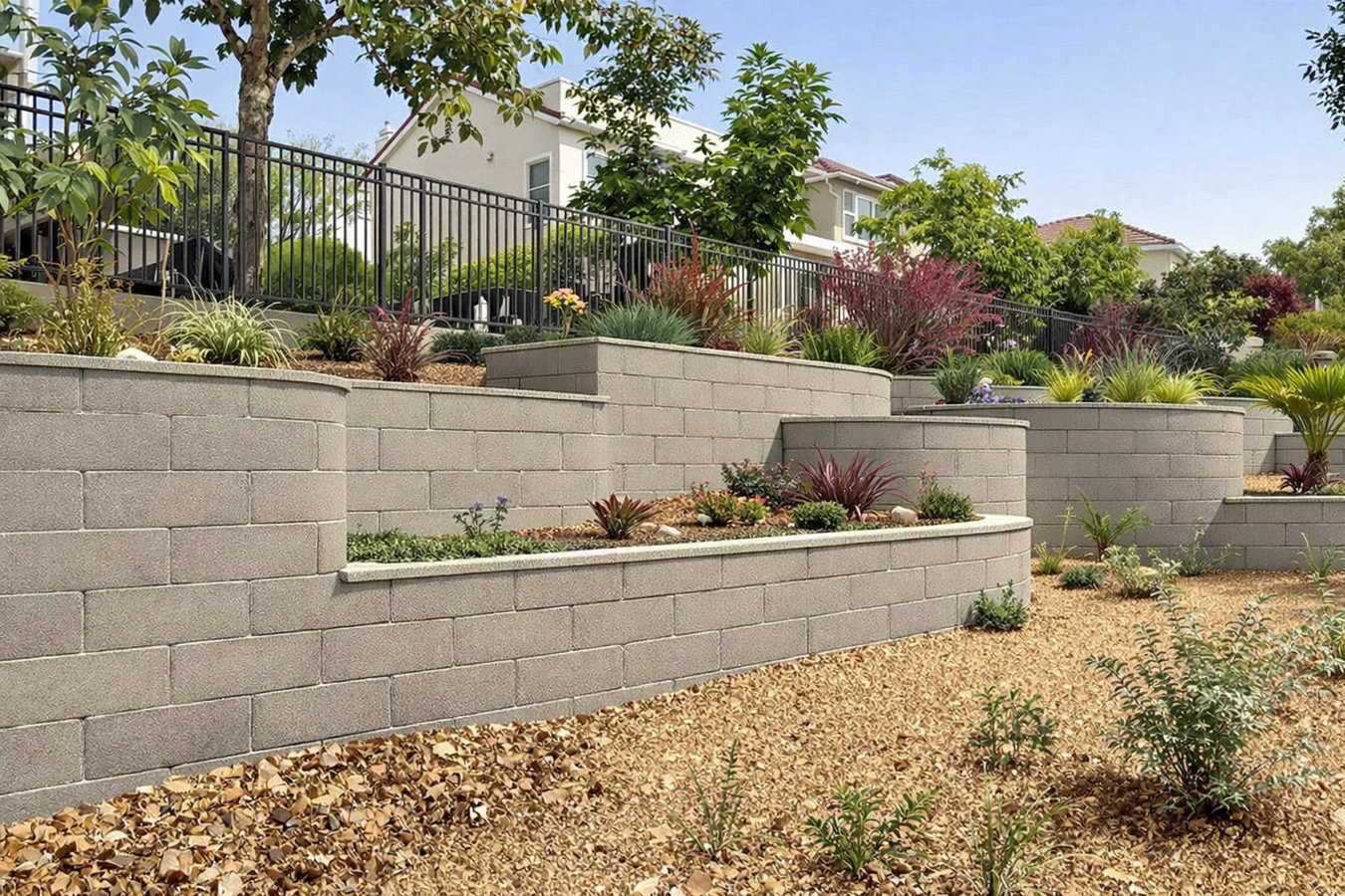 Concrete retaining walls in DeKalb, IL